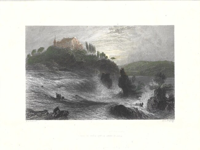 Les chutes du Rhin &agrave; Schaffhouse