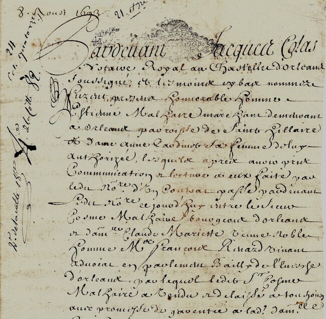 Orléans MALHAIRE CORBINET