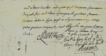 lettre de change D'ARCHE PRINGAU